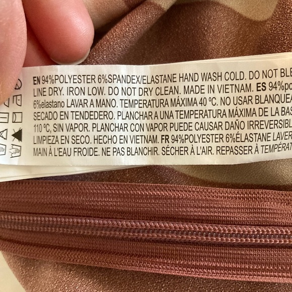 Forever 21 Contemporary Jumpsuit Size S Striped Wide Leg Hippie Boho Pockets - Picture 6 of 6